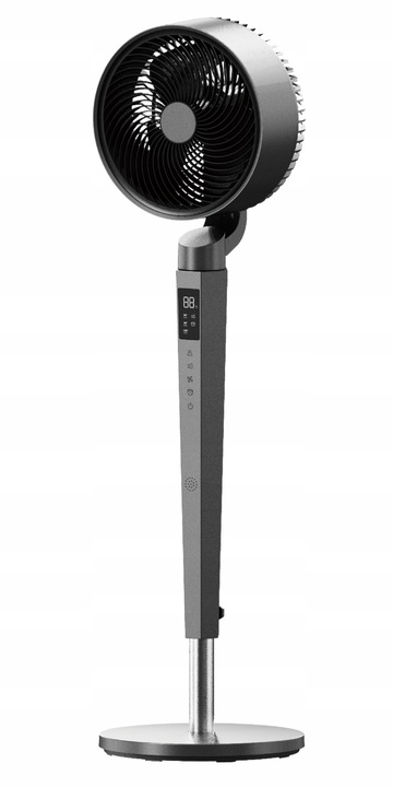 PODLAHOVÝ VENTILÁTOR stojanový ventilátor otočný časovač TUBE PRO 3D oscilace