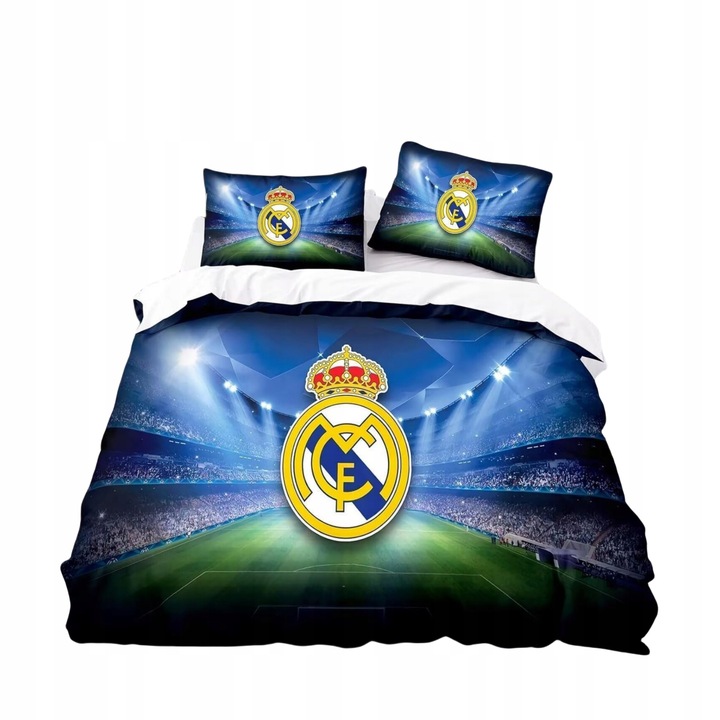POVLEČENÍ BAVLNĚNÉ REAL MADRID 140X200 50X60 SLEVA