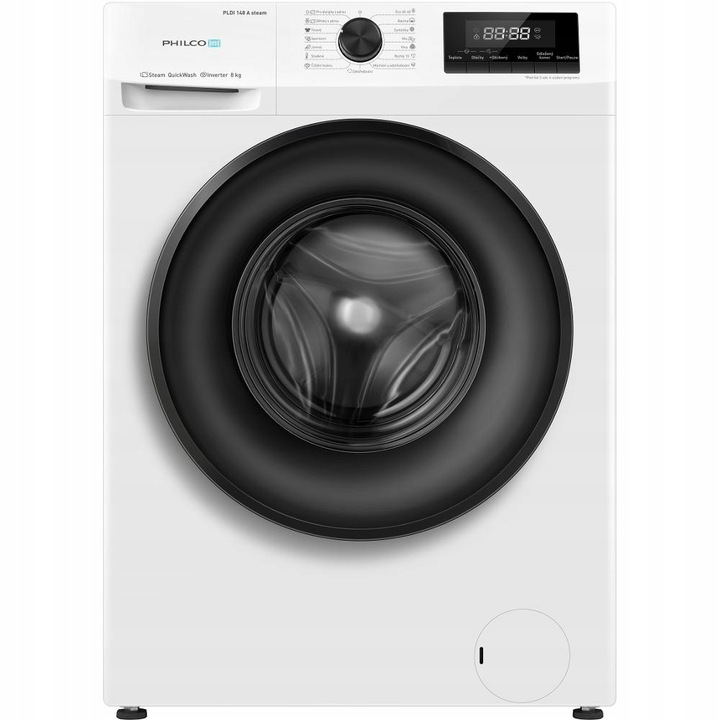 Pračka 8 kg Philco s funkcí parního invertoru 15 Progr. Váhová automatika