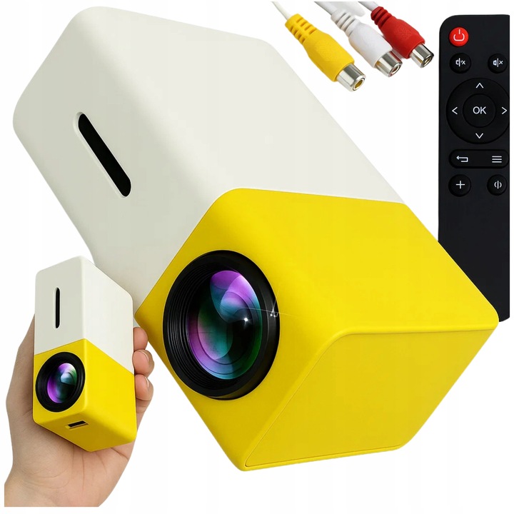 PŘENOSNÝ PROJEKTOR MINI PROJEKTOR LED FULL HD PRO KINO DOMA POHÁDKOVÉ FILMY