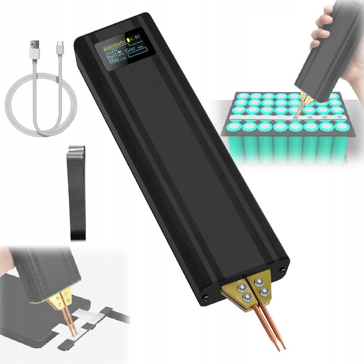 Přenosná ruční akumulátorová svářečka s barevným digitálním displejem