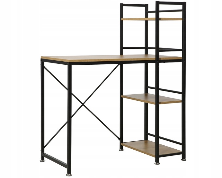 Psací stůl ACHIL - dub / černý