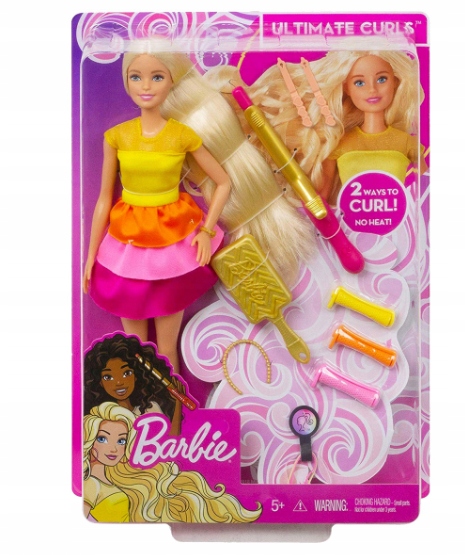 PANENKA BARBIE STYLOVÉ KADEŘE A ÚČESY GBK24