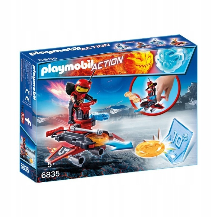 Playmobil Action 6835 Firebot s vystřelovačem disků