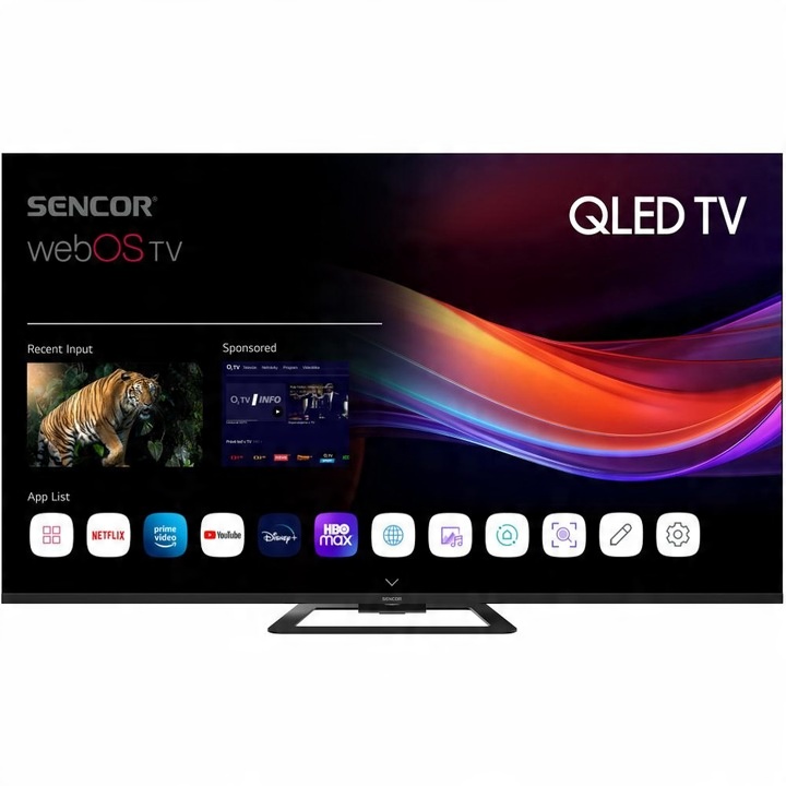 QLED televize Sencor SLE 65Q871B 65" 4K UHD černá