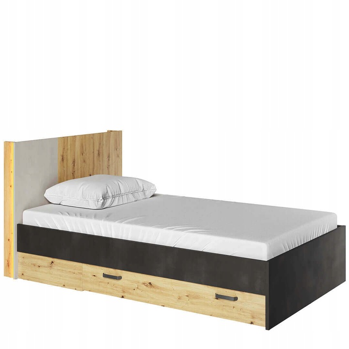QUBIC QB-11 - Postel 120 2S s roštem a osvětlením