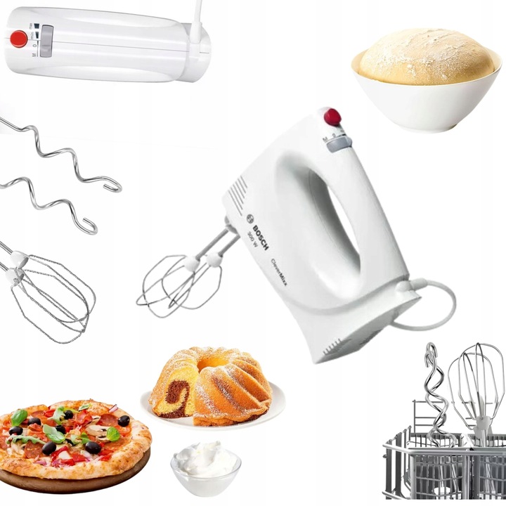 Ruční šlehač Bosch MFQ3010 300 W bílý VÝPRODEJ