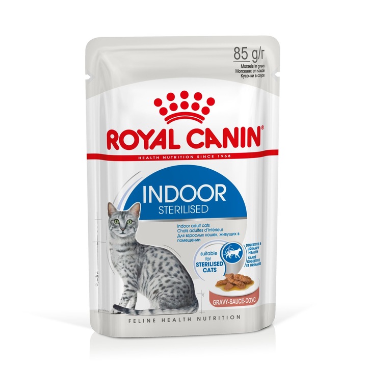 Royal Canin Indoor Sterilised v omáčce 85 g kapsička