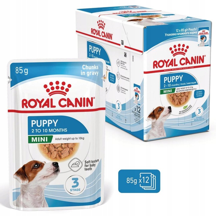 Royal Canin Mini Puppy 12x85g Krmivo Vlhké v omáčce pro štěňata malých plemen