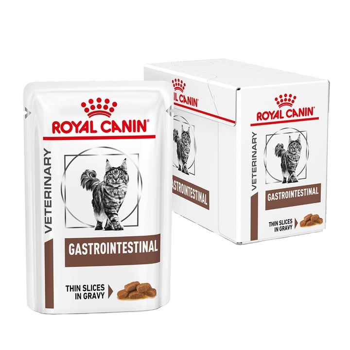 Royal Canin Veterinary Gastrointestinal 12x85g Vlhké Krmivo v omáčce Pro Kočky