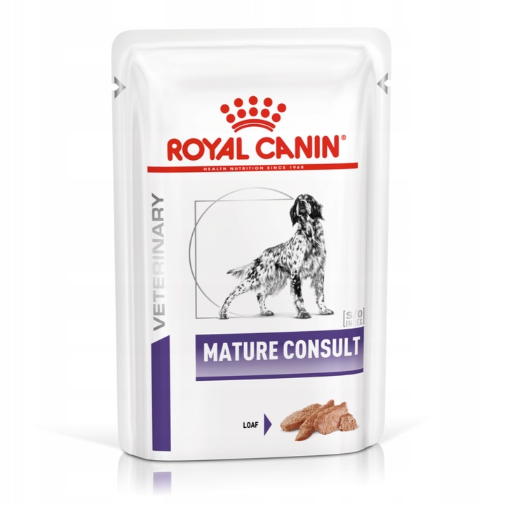 Royal Canin Veterinary Mature Consult Loaf 85 g Vlhké Krmivo Paštika pro psy