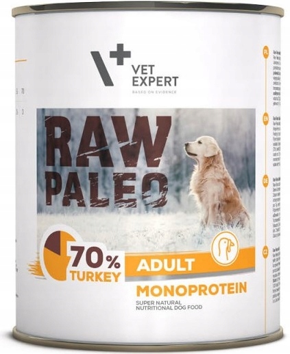 Raw Paleo - Krůta - 800g - Krmivo Mokré pro dospělé psy