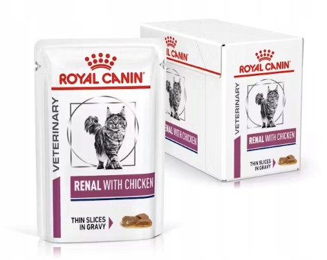 ROYAL CANIN Renal Feline krmivo pro kočky kuřecí 12x85 g