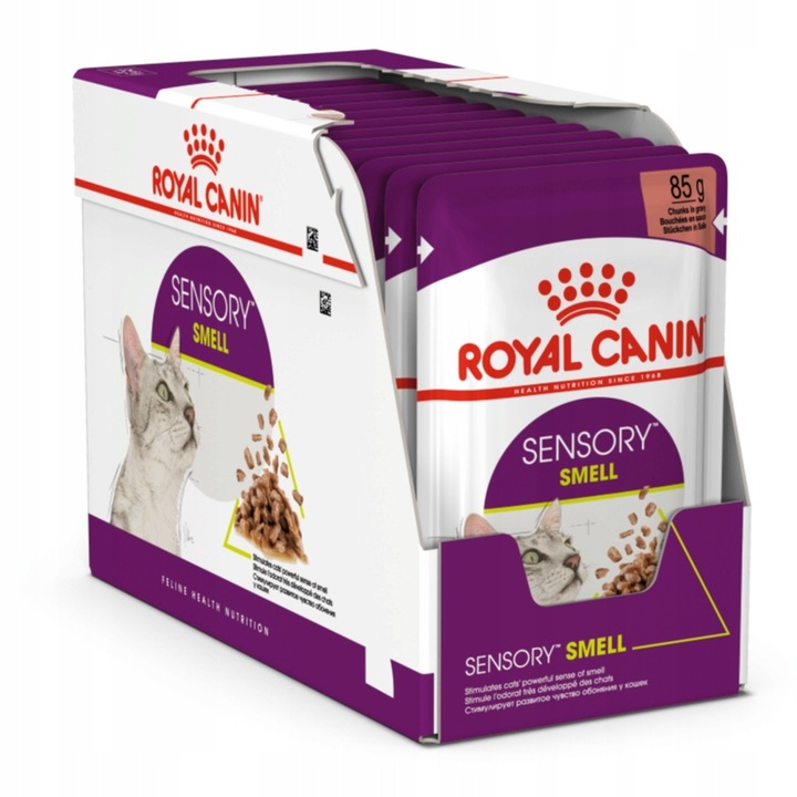 Royal Canin Sensory Smell 12x85g Krmivo Vlhké v omáčce pro vybíravé kočky