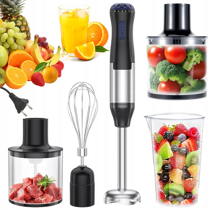 Ruční mixér Bedee Blender Kuchenny Ręczny 1000 W černý