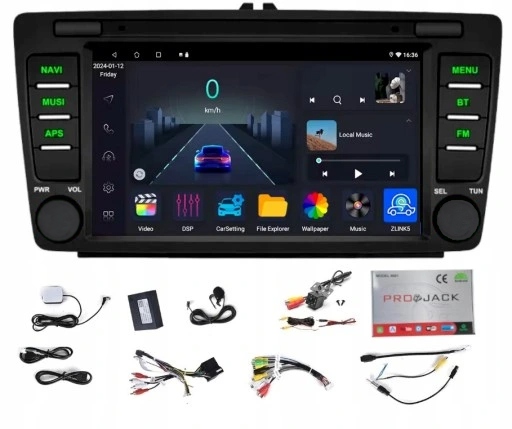 RÁDIO GPS ANDROID SKODA OCTAVIA YETI 2004-2013 USB 4/64GB CARPLAY WIFI USB nejlevnější