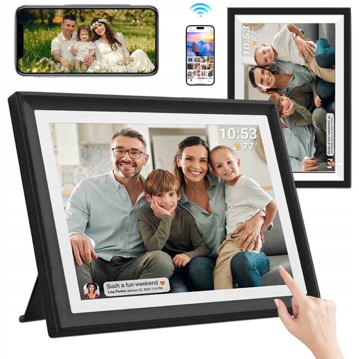 RÁMEČEK DIGITÁLNÍ FOTORÁMEČEK FOTOGRAFIE FILMY FRAMEO DOTYKOVÉ WIFI 10,1 32GB IPS HD