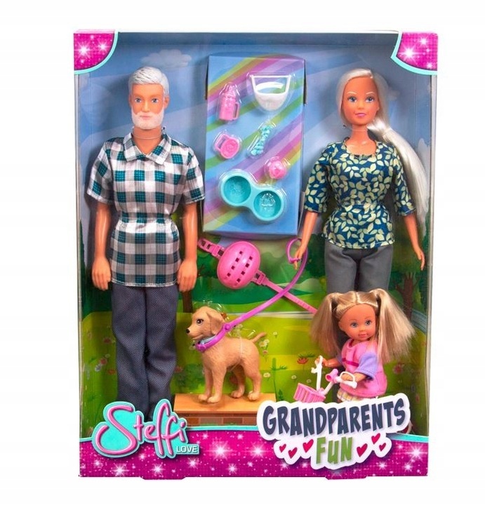 Sada Simba Steffi, prarodiče a vnučka