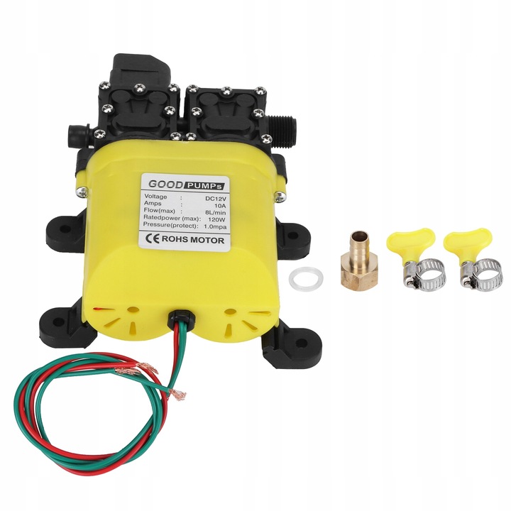 SAMONASÁVACÍ ZAHRADNÍ ČERPADLO NA VODU 12V120W 8L VÝPRODEJ