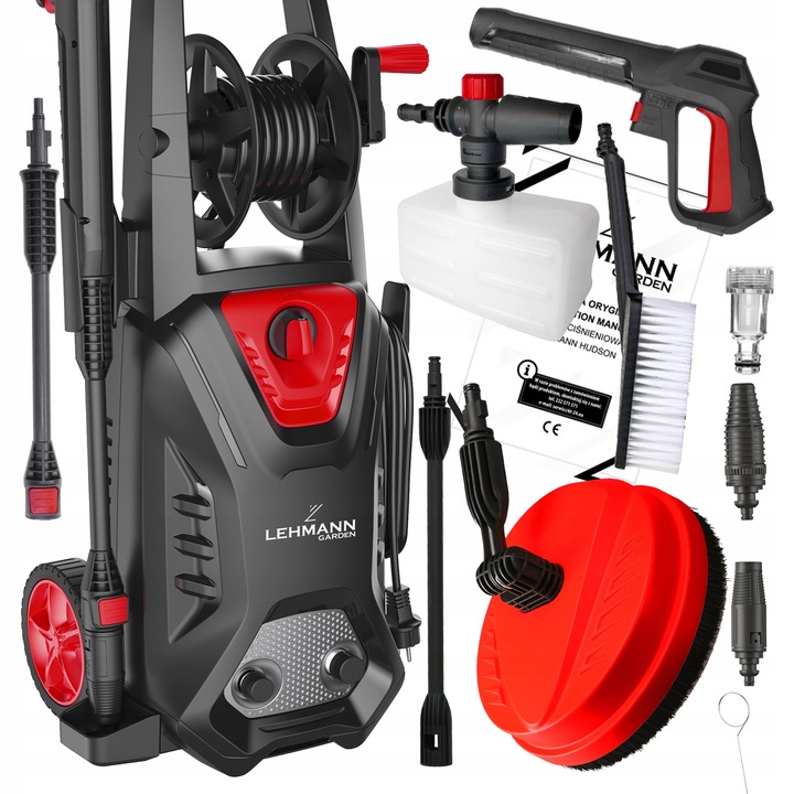 SAMOSACÍ TLAKOVÁ MYČKA HUDSON 260barev ALU POMPA SET KARTÁČ PATIO