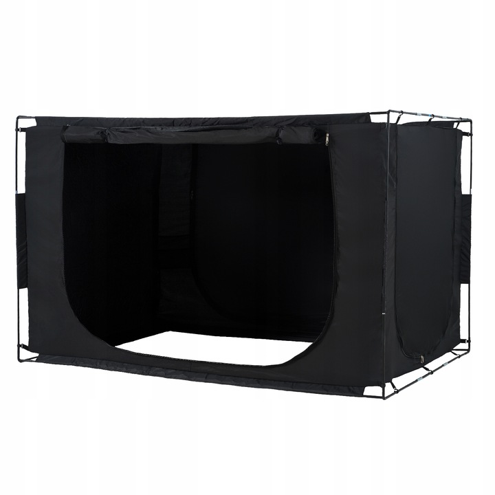 Stan do postele se 3 vchody, prodyšný, se 70% zatemněním a tyčemi z vláken o průměru 9,5 mm