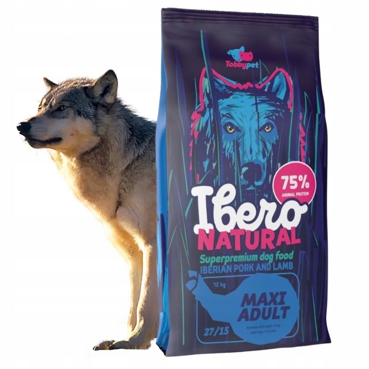 Suché krmivo pro psy - Ibero Natural Maxi Adult - 3 kg