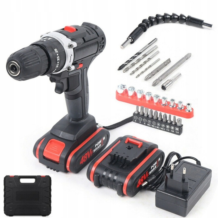 SADA AKUMULÁTOROVÉHO RÁZOVÉHO UTAHOVÁKU + AKUMULÁTOR 48V 2x AKU