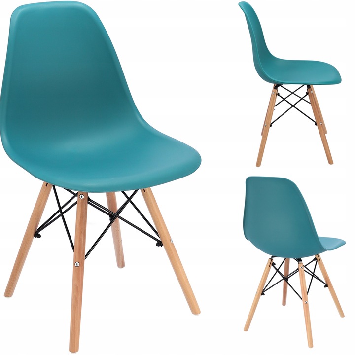 SKANDINÁVSKÉ KŘESLO do KUCHYNĚ obývacího pokoje JÍDELNA kuchyňská EVA marine JUMIhome