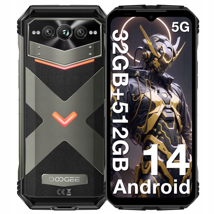 Smartphone DooGee V MAX PRO 12 GB / 512 GB 5G šedý