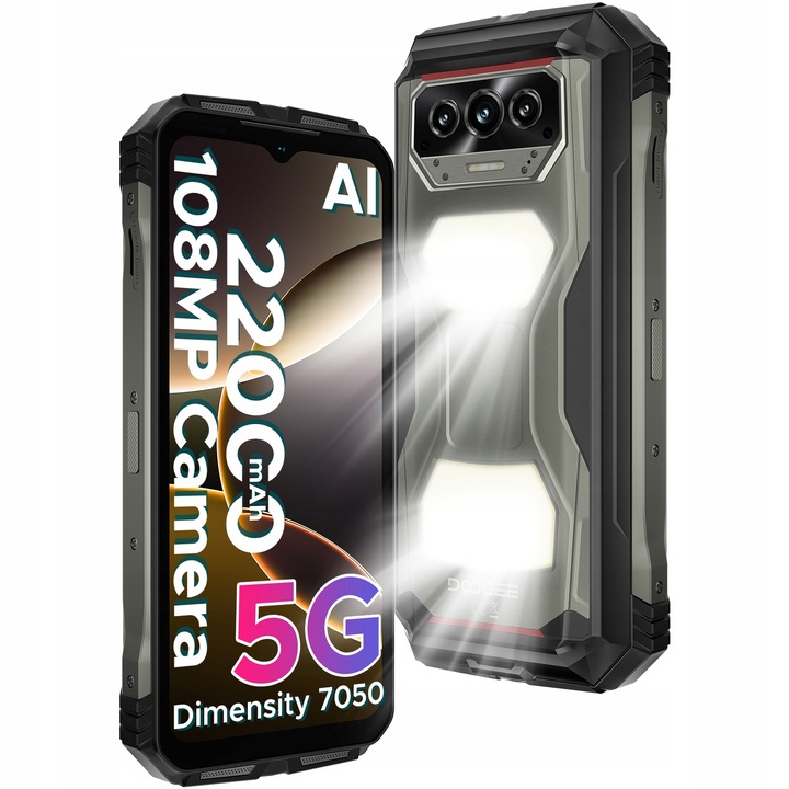 Smartphone DooGee V Max S 8 GB / 256 GB 5G šedý