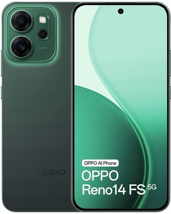 Smartphone Oppo Reno14 FS 12 GB / 512 GB 5G zelený VÝPRODEJ