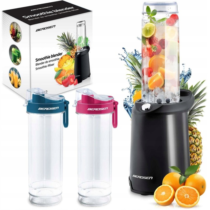 Smoothie mixér 350 W BD-752 Berdsen černý SLEVA
