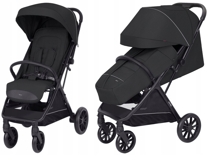 SPORTOVNÍ KOČÁREK CARRELLO NERO do 22 kg RICH BLACK