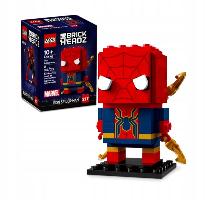 stavebnice Lego BrickHeadz 40670 - Iron Spider-Man