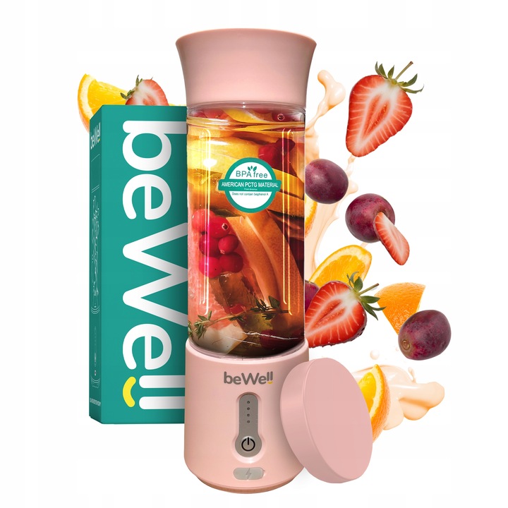 Stolní mixér Bewell 5906333301096 150 W růžový