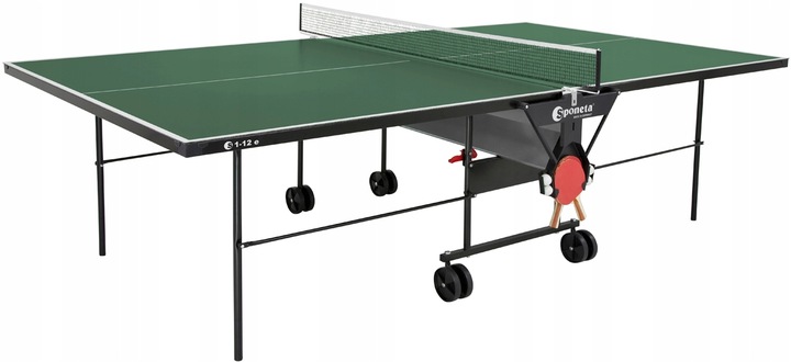 STŮL NA STOLNÍ TENIS PING-PONG SPONETA - ZELENÝ, ODOLNÝ VŮČI VLHKOSTI