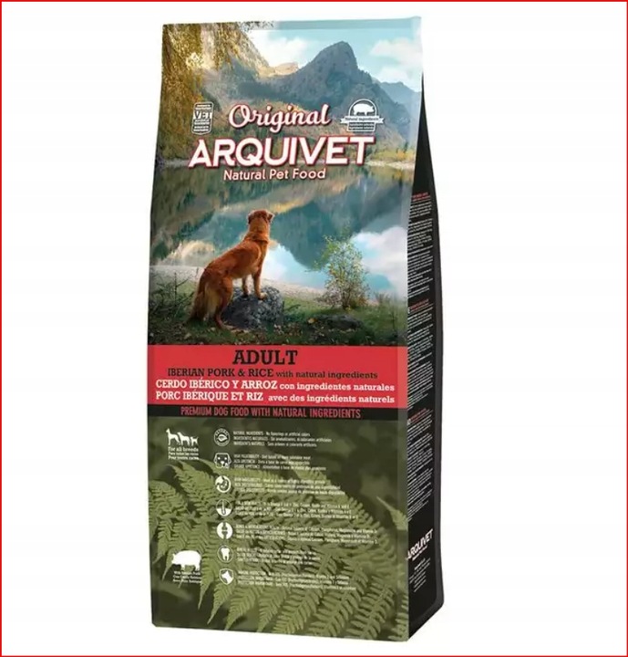 Suché krmivo ARQUIVET ORIGINAL VEPŘOVÉ MASO IBERSKÉ 12 KG