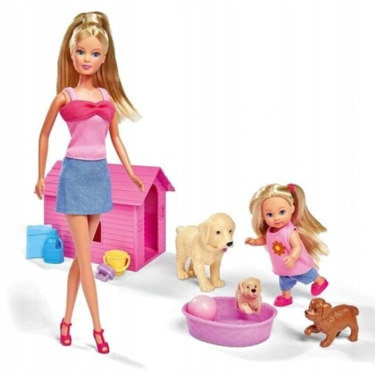 SIMBA PANENKA STEFFI A EVI S PEJSKY + PŘÍSLUŠENSTVÍ