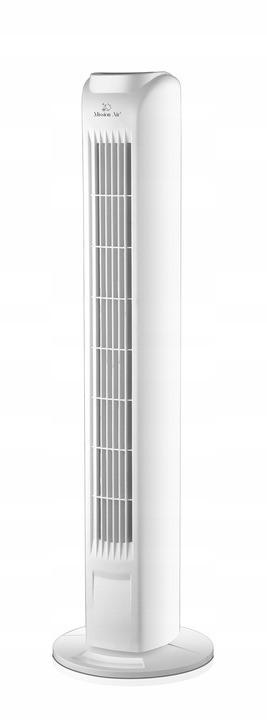 SLOUPOVÝ VENTILÁTOR stojanový ventilátor podlahový tichý swing TOWER FAN bílý
