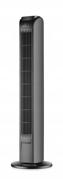 SLOUPOVÝ VENTILÁTOR stojanový ventilátor podlahový tichý swing TOWER FAN černý