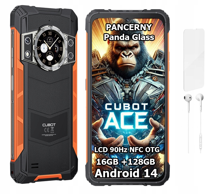 Smartphone Cubot King Kong Ace 2 6 GB / 128 GB 4G (LTE) černý mobily