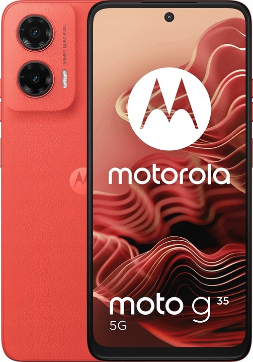 Smartphone Motorola Moto G35 8 GB / 128 GB 5G červený