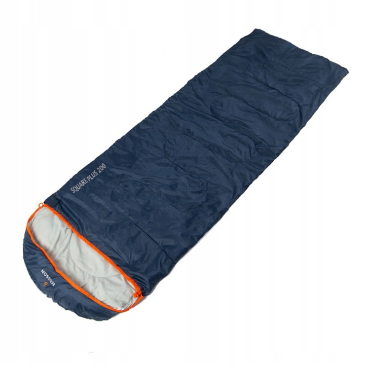 Spací pytel BERGSON Obdélníkový SQUARE PLUS 200 Navy 220 x 75 cm, tmavě modrý