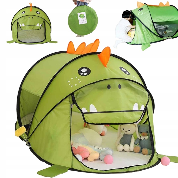 STAN DINOSAURUS PRO DĚTI PLÁŽOVÝ DOMEČEK DO ZAHRADY SKLÁDACÍ VÝPRODEJ