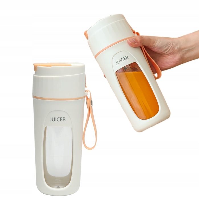 SMOOTHIE MIXÉR NA KOKTEJLY BEZDRÁTOVÝ PŘENOSNÝ 400ML 3D čepele