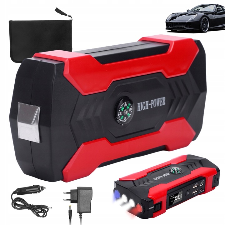 STARTÉR DO AUTA 39800 MAH PŘENOSNÁ STARTOVACÍ POWERBANKA DO AUTA