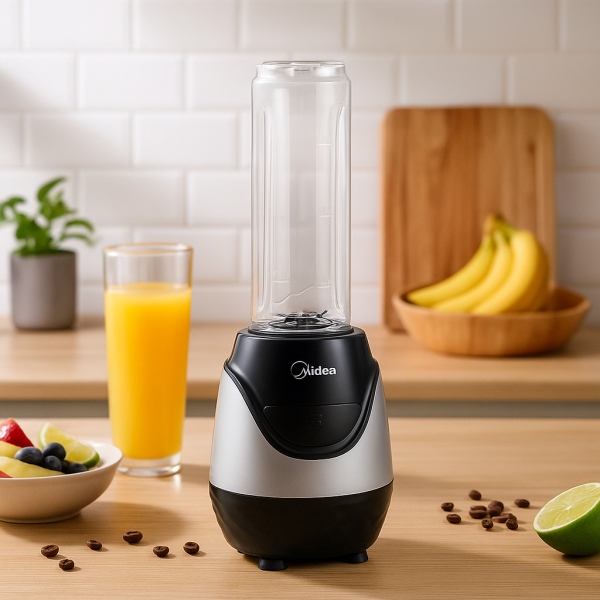 Stolní mixér Midea, 0,7 l, 600 W / 2000 ot./min, smoothie, koktejly LEVNĚ