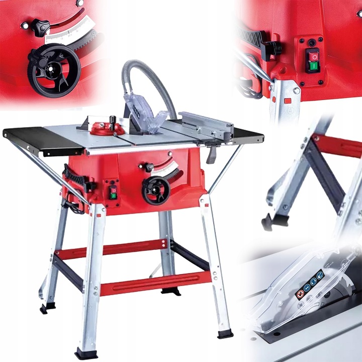 STOLNÍ PILA KOTOUČOVÁ PILA Worcraft TS-2000A Řezačka Krajzega 2000 W