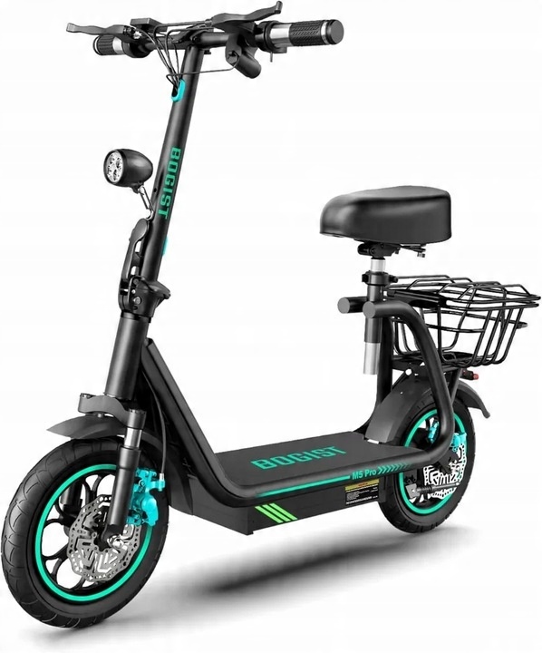 Skládací elektrická koloběžka BOGIST M5pro - 48V/13Ah, dojezd 45 km, LED displej