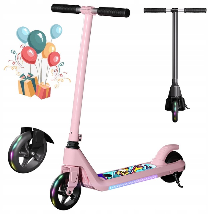 Skládací elektrická koloběžka pro děti E8 120W 10KM/H 6-10 let Městská